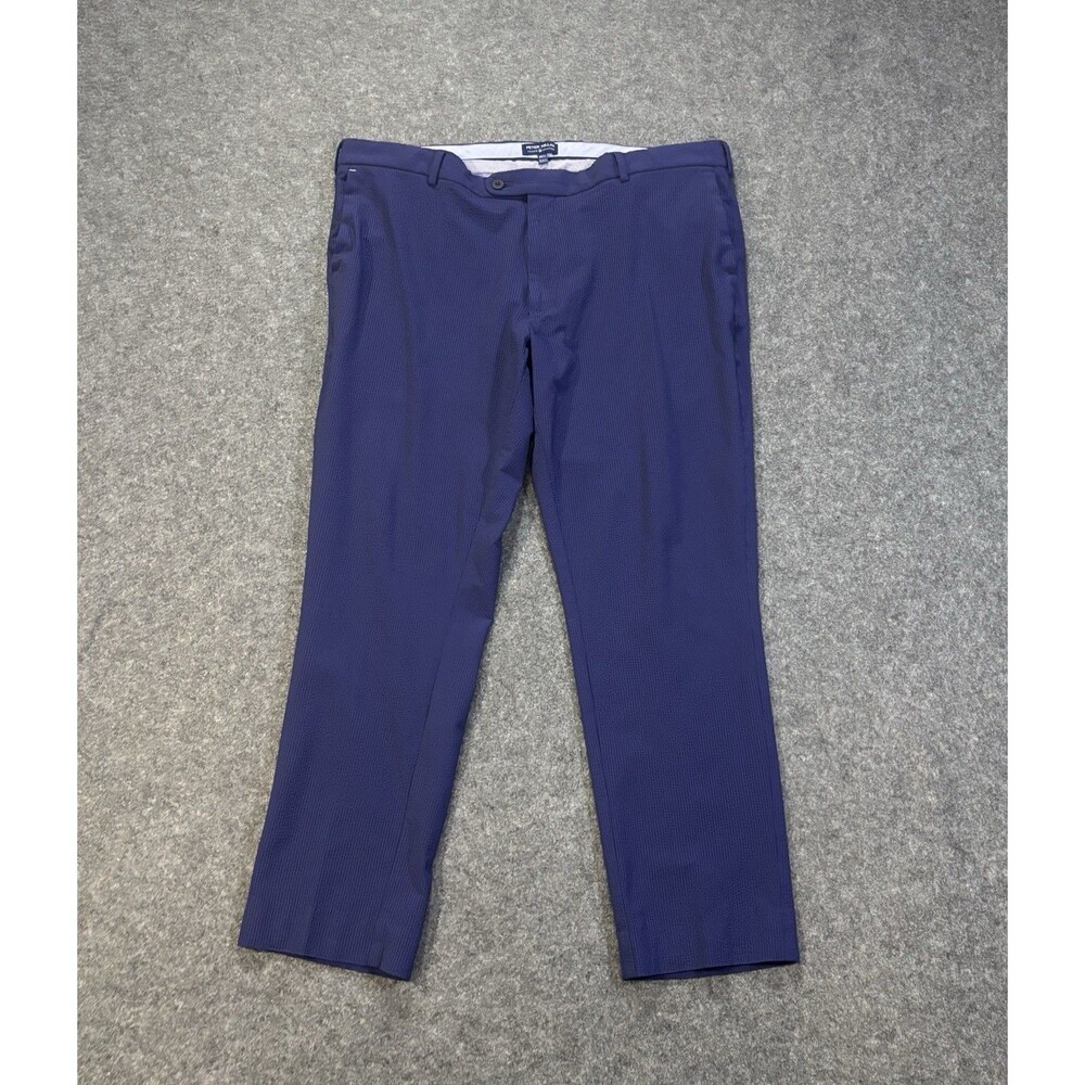 Peter Millar Crown Crafted Pants Size 40 Blue Matlock Seersucker Performance